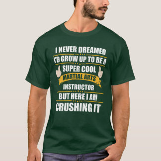Lustiger Growo Ein Kampfsportlehrer Familie T-Shirt