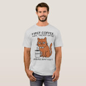 Lustiger Grumpy Cat Sarkastischer Grafik T-Shirt (Vorne ganz)