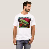 Lustiger grüner Chamäleon T-Shirt (Vorne ganz)