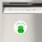 Lustiger grüner Käfer Magnet (In Situ (Geschirrspüler))