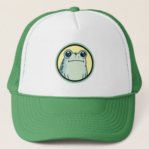 Lustiger grüner, todernster Frosch Truckerkappe