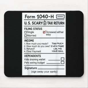 Lustiger Grusel-Kostüm-Halloween-Gag-Humor-Wortwit Mousepad