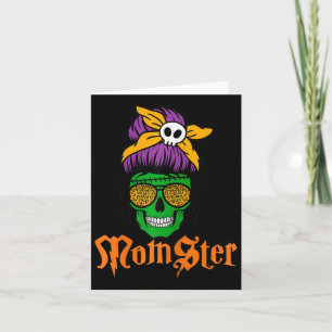 Lustiger gruseliger Frauen-Momster-Monster-Totenko Karte