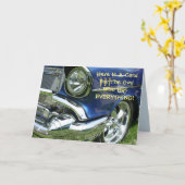 Lustiger Gruß-Karten-… Typ, der alles hat Karte (Gelbe Blume)