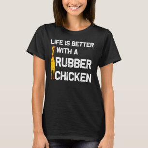 Lustiger Gummihuhn Männer Frauen Gummihuhn Kostüm T-Shirt