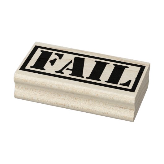 Lustiger Gummistempel FAIL (Stempel)