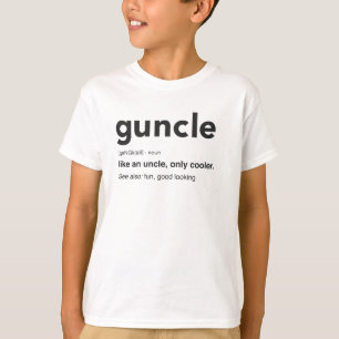 Lustiger Guncle Definitions-Druck T-Shirt