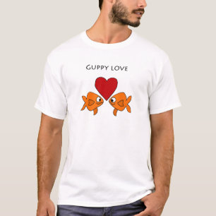 Lustiger Guppy-Liebe-Entwurf T-Shirt