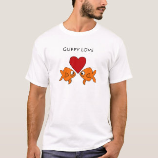 Lustiger Guppy-Liebe-Entwurf T-Shirt