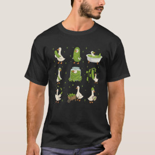 Lustiger Gurkenliebhaber Alberner Gans T-Shirt