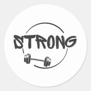 Lustiger Gym / Fitness Aufkleber keine Ausreden
