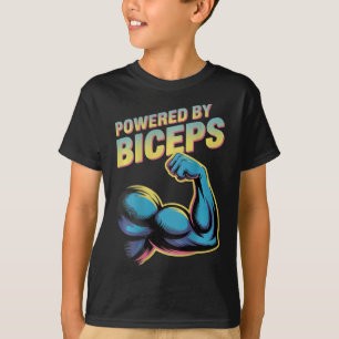 Lustiger Gym-Humor mit Rückendruck Bizeps-Gewinne T-Shirt