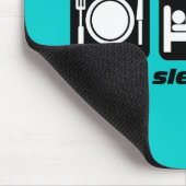 Lustiger Haar-Stylist Mousepad (Ecke)