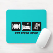 Lustiger Haar-Stylist Mousepad (Mit Mouse)