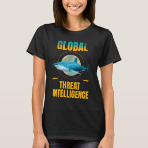 Lustiger Hai Cybersicherheits-Experte T-Shirt