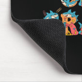 Lustiger Hai Dritte Klasse Zurück zur Schule Kinde Mousepad (Ecke)