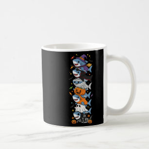Lustiger Hai Hexe Vampir Geist Halloween Kinder Mä Kaffeetasse