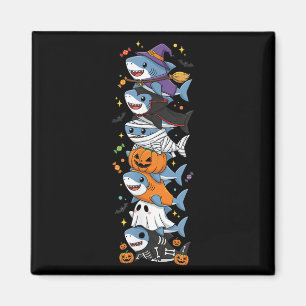 Lustiger Hai Hexe Vampir Geist Halloween Kinder Mä Magnet