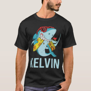 Lustiger Hai - Kelvin Name T-Shirt