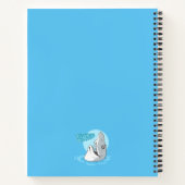 lustiger Hai lacht Cartoon Notizblock (Rückseite)