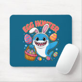 Lustiger Hai-Osterhase süßer Ei-Jäger  Mousepad (Mit Mouse)