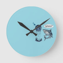 Lustiger Hai-Taucher-Lunch-Zeit schöne Blasen Brud