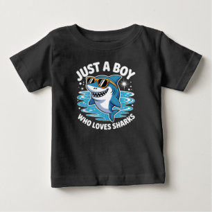 Lustiger Hai-Zitat Baby T-shirt