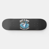 Lustiger Hai-Zitat Skateboard (Horizontal)