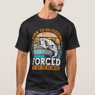 Lustiger Haifisch-Angler mit Dollar-Geldköder T-Shirt