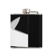 Lustiger Haifisch-Angriff Flachmann (Rückseite)