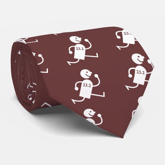 Lustiger Halbmarathon Krawatte (Gerollt)