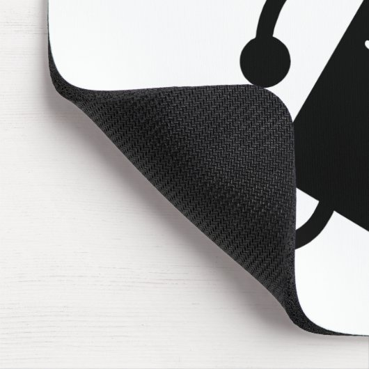 Lustiger Halbmarathon Mousepad (Ecke)