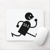 Lustiger Halbmarathon Mousepad (Mit Mouse)