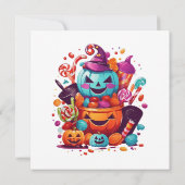 lustiger Halbwaschkürbis (Rückseite)