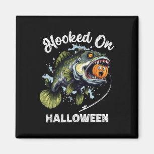 Lustiger Halloween-Angler Boys Männer Zombie B Fis Magnet
