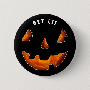 Lustiger Halloween-Button Button