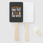 Lustiger Halloween-DNA-Test-Hexen-Grafik Fächer (Vorne und Hinten)