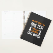 Lustiger Halloween-DNA-Test-Hexen-Grafik Planer (Anzeige)