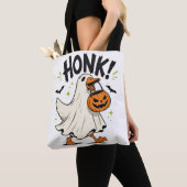 Lustiger Halloween-Gans-Geist Tasche (Von Nahem)