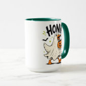 Lustiger Halloween-Gans-Geist Tasse (VorderseiteRechts)