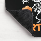 Lustiger Halloween-Geburtstag-Skelett Bruh 5. Mousepad (Ecke)