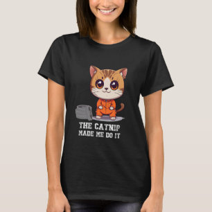Lustiger Halloween Gefängnis Katzen Papa Kostüm Ge T-Shirt