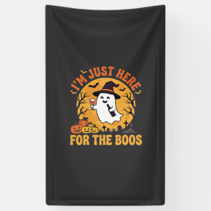Lustiger Halloween-Geist Ich bin nur hier für das Banner