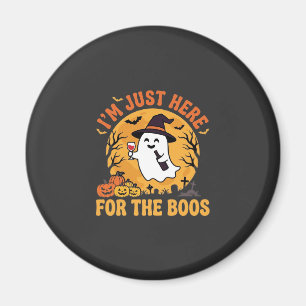 Lustiger Halloween-Geist Ich bin nur hier für das  Magnet