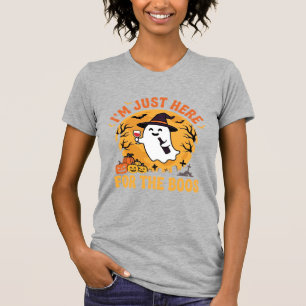 Lustiger Halloween-Geist Ich bin nur wegen der Buh T-Shirt