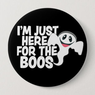 Lustiger Halloween-Geist-Witz Button