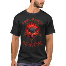 Lustiger Halloween-Höllen-Dämonenschädel - Gothic