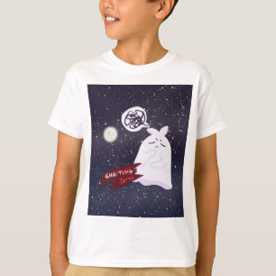 Lustiger Halloween-Humor Überdenkender Geist T-Shirt