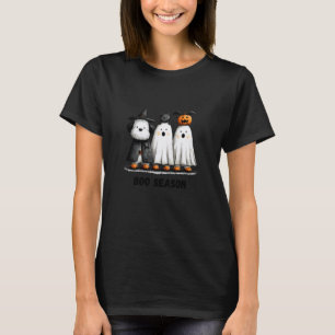 Lustiger Halloween-Hund, Katze und Geist Süße Tier T-Shirt