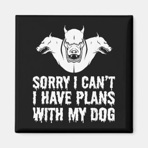 Lustiger Halloween-Hund Magnet